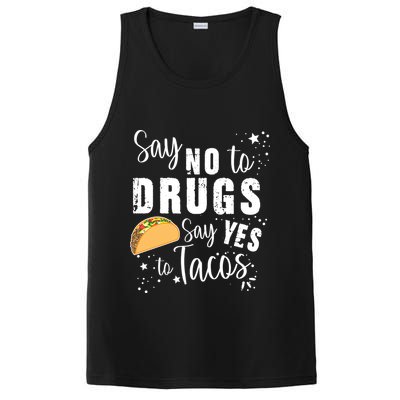 Say No To Drugs, Say Yes To Tacos PosiCharge Competitor Tank