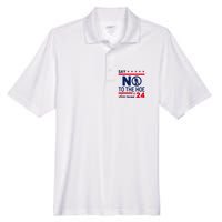 Say No The Hoe Vote Trump 2024 Men's Origin Performance Piqué Polo