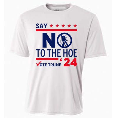 Say No The Hoe Vote Trump 2024 Cooling Performance Crew T-Shirt