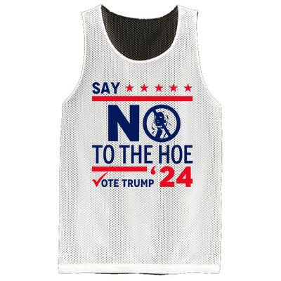 Say No The Hoe Vote Trump 2024 Mesh Reversible Basketball Jersey Tank