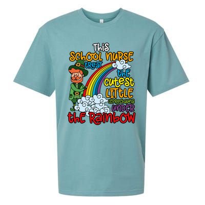 School Nurse Treat The Cutest Little Leprechauns Patricks Sueded Cloud Jersey T-Shirt