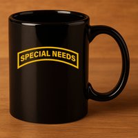 Special Needs Tab 11oz C Handle Ceramic Mug