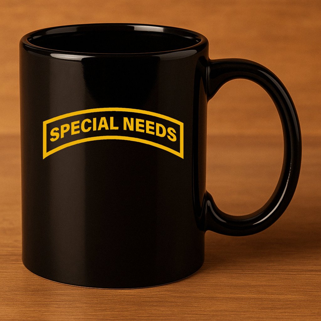 Special Needs Tab 11oz C Handle Ceramic Mug
