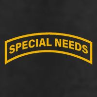 Special Needs Tab Golf Towel