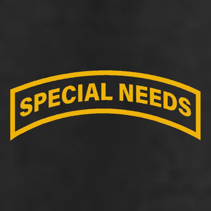Special Needs Tab Golf Towel