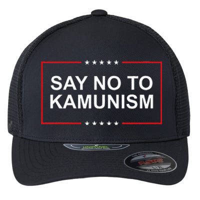 Say No To Kamunism Flexfit Unipanel Trucker Cap