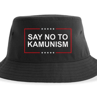 Say No To Kamunism Sustainable Bucket Hat