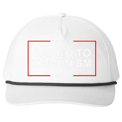 Say No To Kamunism Snapback Five-Panel Rope Hat