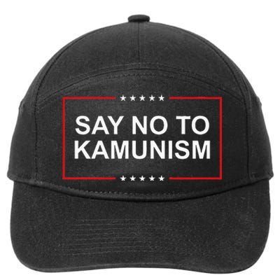 Say No To Kamunism 7-Panel Snapback Hat