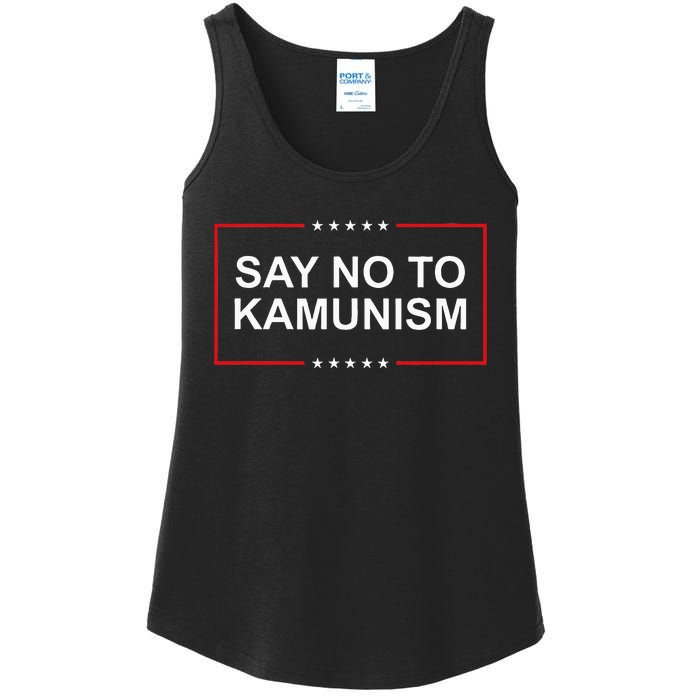 Say No To Kamunism Ladies Essential Tank