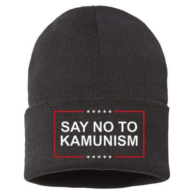 Say No To Kamunism Sustainable Knit Beanie