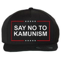 Say No To Kamunism Wool Snapback Cap