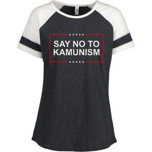 Say No To Kamunism Enza Ladies Jersey Colorblock Tee