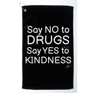 Say No To Say Yes To Kindness Red Ribbon Week Be Kind Platinum Collection Golf Towel