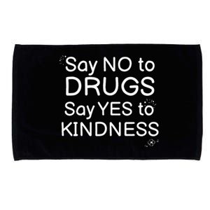 Say No To Say Yes To Kindness Red Ribbon Week Be Kind Microfiber Hand Towel