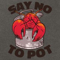 Say No To Pot Funny Cotton Canvas Backpack