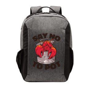 Say No To Pot Funny Vector Backpack