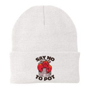 Say No To Pot Funny Knit Cap Winter Beanie