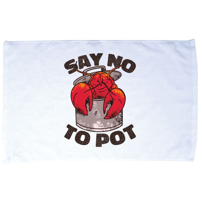 Say No To Pot Funny Microfiber Hand Towel