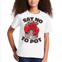 Say No To Pot Funny Kids T-Shirt