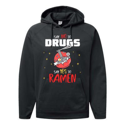 Say No To Drugs Say Yes To Ra Drug Red Ribbon Week Performance Fleece Hoodie