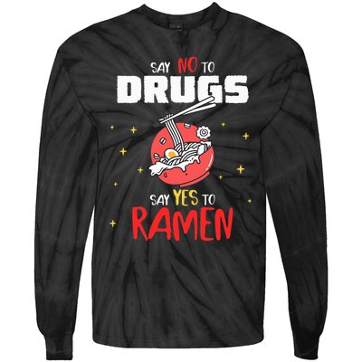 Say No To Drugs Say Yes To Ra Drug Red Ribbon Week Tie-Dye Long Sleeve Shirt