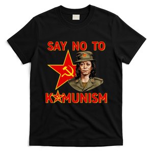 Say No To Kamunism Kamunist Funny Election 2024 Anti Kamala T-Shirt