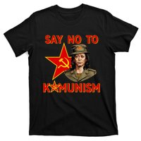 Say No To Kamunism Kamunist Funny Election 2024 Anti Kamala T-Shirt