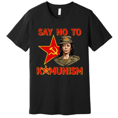 Say No To Kamunism Kamunist Funny Election 2024 Anti Kamala Premium T-Shirt