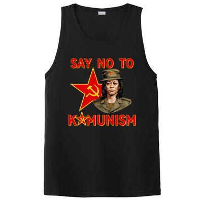 Say No To Kamunism Kamunist Funny Election 2024 Anti Kamala PosiCharge Competitor Tank