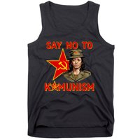 Say No To Kamunism Kamunist Funny Election 2024 Anti Kamala Tank Top