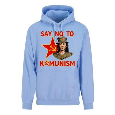 Say No To Kamunism Kamunist Funny Election 2024 Anti Kamala Unisex Surf Hoodie