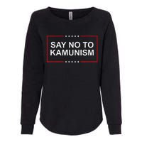 Say No To Kamunism Womens California Wash Sweatshirt