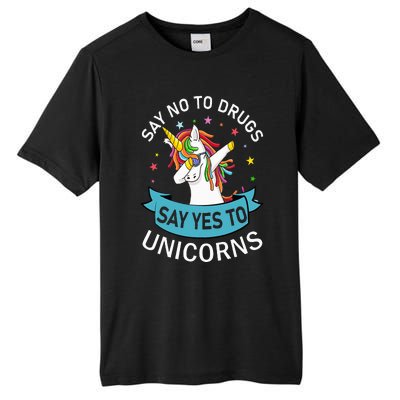 Say No To Drugs Say Yes To Unicorn Red Ribbon Week Tall Fusion ChromaSoft Performance T-Shirt