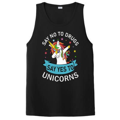 Say No To Drugs Say Yes To Unicorn Red Ribbon Week PosiCharge Competitor Tank