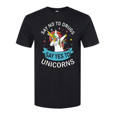 Say No To Drugs Say Yes To Unicorn Red Ribbon Week Softstyle CVC T-Shirt