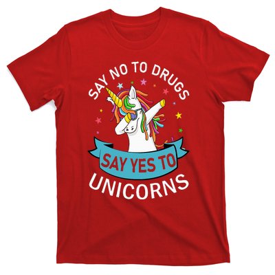 Say No To Drugs Say Yes To Unicorn Red Ribbon Week T-Shirt