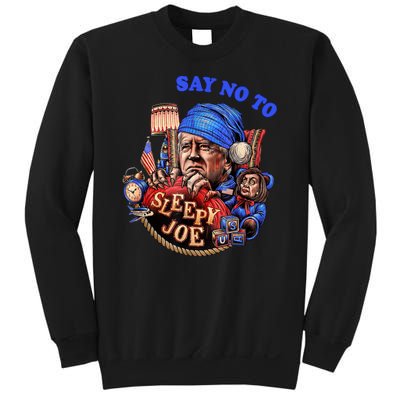 Say No To Sleep Joe, Funny AntiBiden Sweatshirt