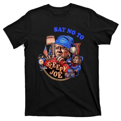 Say No To Sleep Joe, Funny AntiBiden T-Shirt