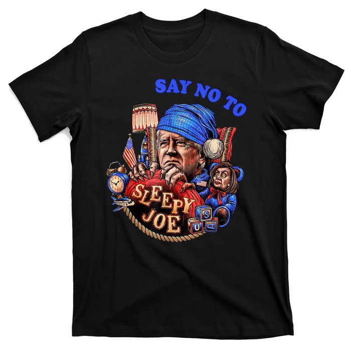 Say No To Sleep Joe, Funny AntiBiden T-Shirt