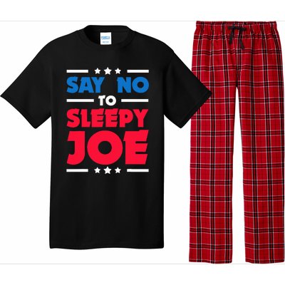 Say No To Sleepy Joe 2020 Election Trump Republican Gift Pajama Set