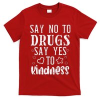 Say No To Yes To Kindness Red Ribbon Week Awareness T-Shirt