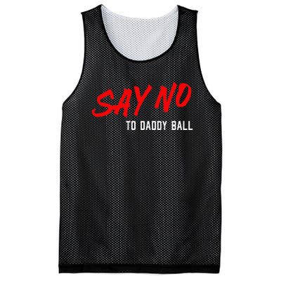 Say No To Daddy Ball Mesh Reversible Basketball Jersey Tank