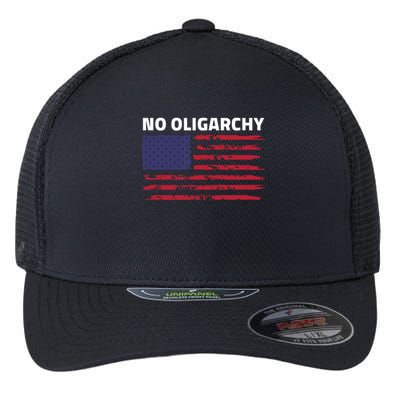 Say No To Oligarchy USA US American Mens Womens  Flexfit Unipanel Trucker Cap