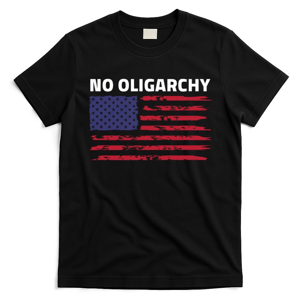 Say No To Oligarchy USA US American Mens Womens  T-Shirt