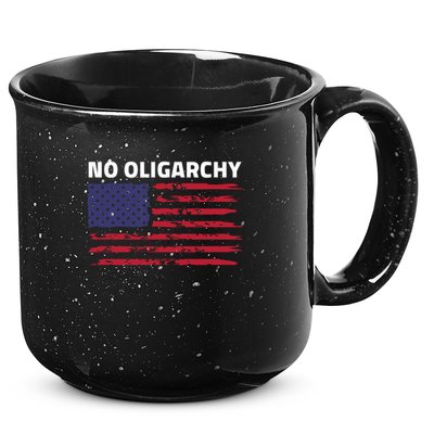 Say No To Oligarchy USA US American Mens Womens  15oz Campfire Ceramic Mug