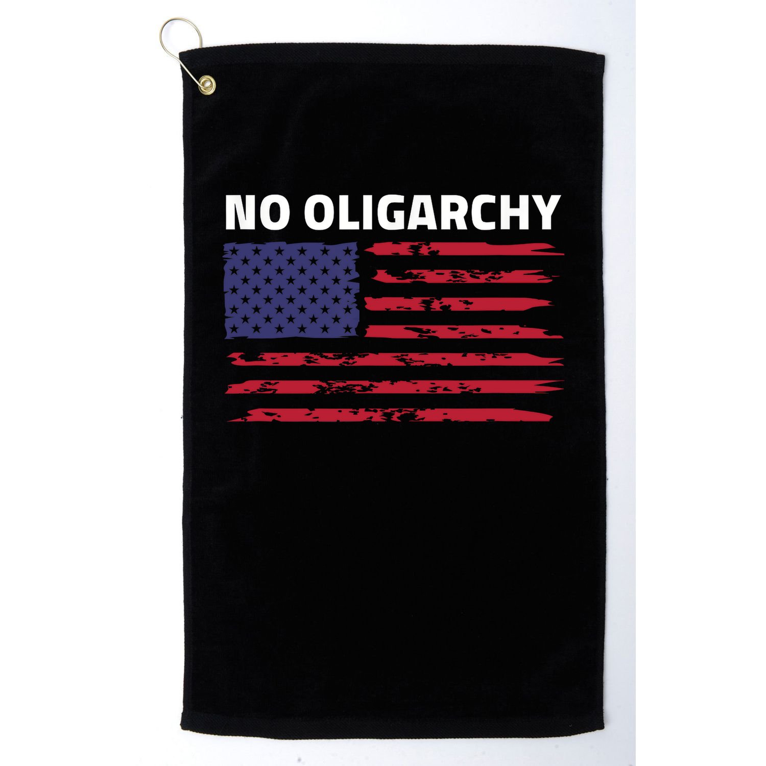 Say No To Oligarchy USA US American Mens Womens  Golf Towel
