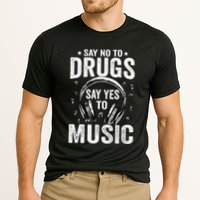 Say No To Drugs Say Yes To music Anti drug Red Ribbon Week Cooling Performance Crew T-Shirt