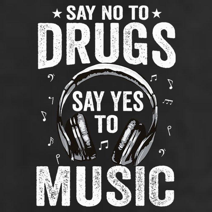 Say No To Drugs Say Yes To music Anti drug Red Ribbon Week Adult Drive Performance Visor