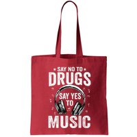 Say No To Drugs Say Yes To music Anti drug Red Ribbon Week Bag